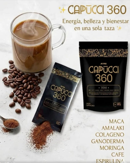 CAPUCCINO CAPUCCI 360 AYNI 7 EN 1 ENERGÍA - ENFOQUE 140GR